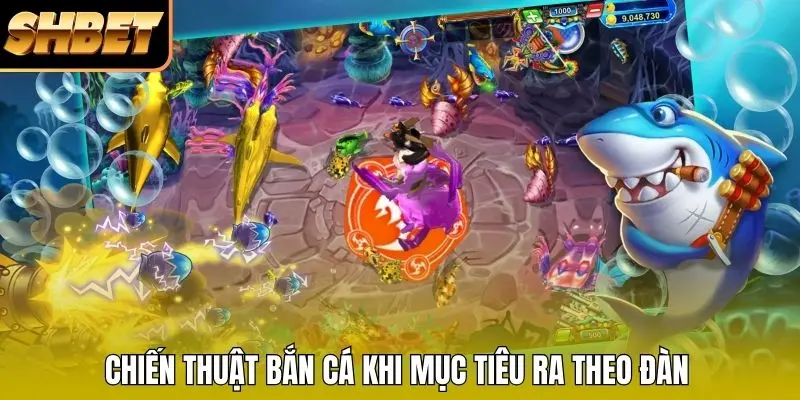 Chiến thuật bắn cá khi mục tiêu ra theo đàn Chiến thuật bắn cá khi mục tiêu ra theo đàn