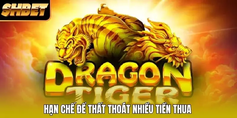 Hạn chế để thất thoát nhiều tiền thua Hạn chế để thất thoát nhiều tiền thua