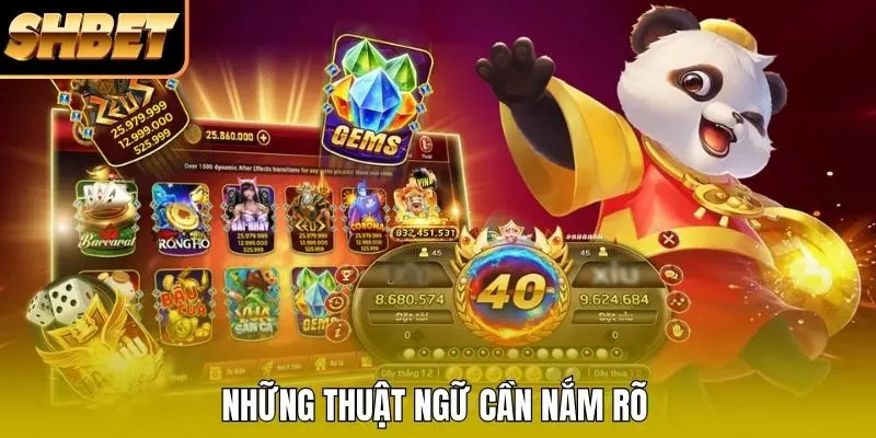 Những thuật ngữ cần nắm rõ Những thuật ngữ cần nắm rõ